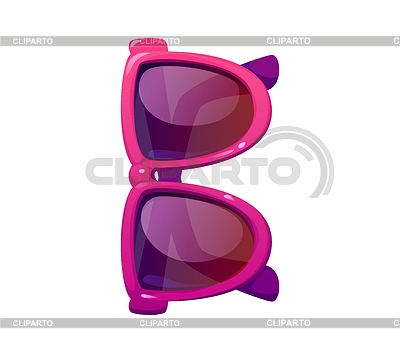 Sommerferien Cartoon Schriftart Sonnenbrille Buchstabe B | Stock Vektorgrafik |ID 7651017