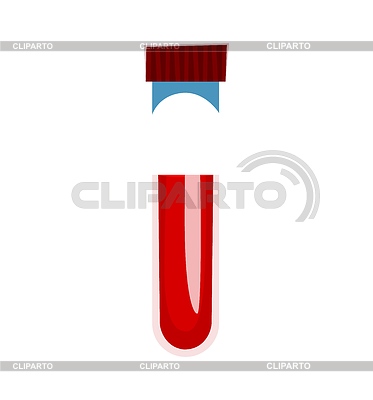 Medicine cartoon font flask with blood letter I | Stock Vector Graphics |ID 7654071
