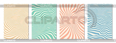 Fondo de patrón groovy psicodélico retro | Ilustración vectorial de stock |ID 7657339