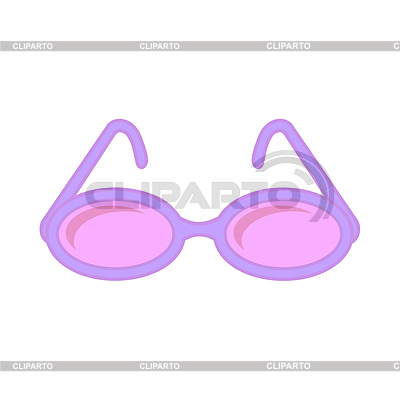 Large pink sunglasses , | Stock Vector Graphics |ID 7002873