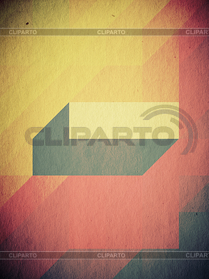 Fondo colorido de la vendimia abstracta. Con espacio fo | Ilustración de alta resolución |ID 5664607
