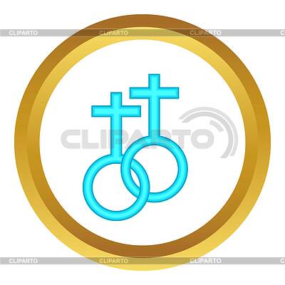 Two female sign icon | Stock Vector Graphics |ID 7607827