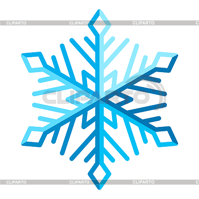 Copo de nieve abstracto. Feliz Navidad y Próspero Año Nuevo | Ilustración vectorial de stock |ID 7596549
