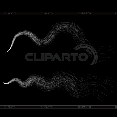 Two Streams of Paint | Stock Vector Graphics |ID 6425862