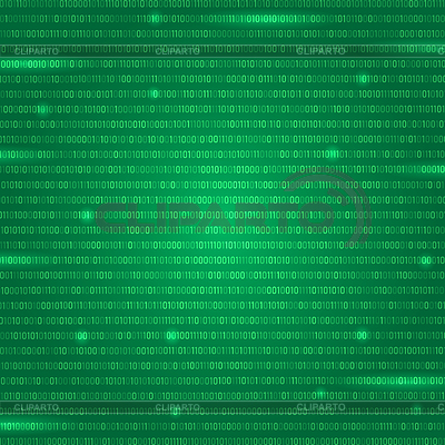 Konzept der digitalen Datentechnologie. Grüne Binärdaten | Stock Vektorgrafik |ID 7642343