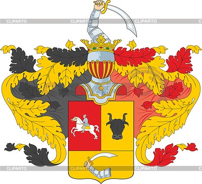 Bantysh-Kamensky family coat of arms | Stock Vector Graphics |ID 6911079