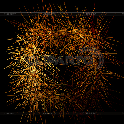 Golpes espacio de oro sutil y marrón. Abstracto, | Ilustración vectorial de stock |ID 6157559