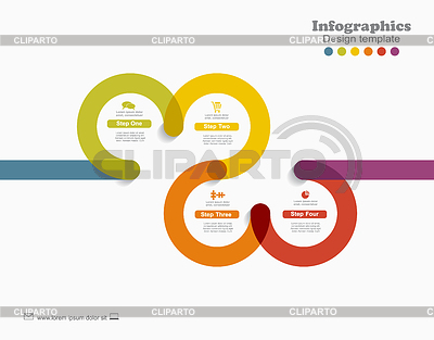 Plantilla con lugar para sus datos. | Ilustración vectorial de stock |ID 6191377