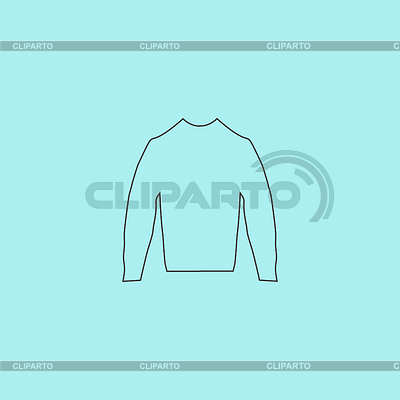 Clothing sweater Pictogram | Stock Vector Graphics |ID 5327351