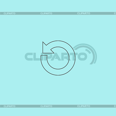 Flecha circular | Ilustración vectorial de stock |ID 5356309