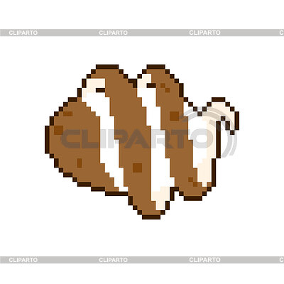 Pelando patatas pixel art. Peladuras de patatas de 8 bits | Ilustración vectorial de stock |ID 7649024
