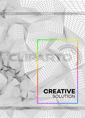 Composición geométrica abstracta con decorativos | Ilustración vectorial de stock |ID 6907835