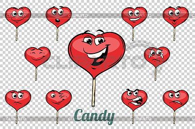 Emotions characters collection set | Stock Vector Graphics |ID 6353454