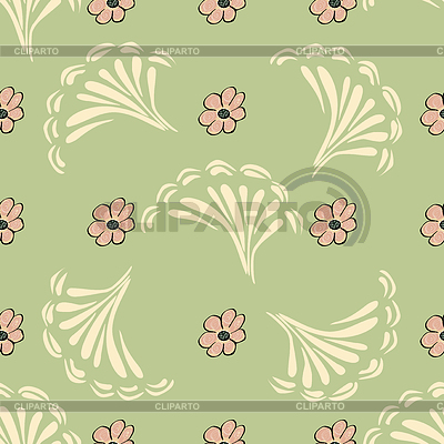 Abstracto flores de fondo de fisuras. textur | Ilustración vectorial de stock |ID 6072254