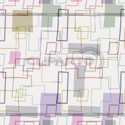 Patrón geométrico transparente con formas abstractas | Ilustración vectorial de stock |ID 7246677
