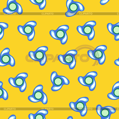 Hilandero azul con gotas azules. Patterm | Ilustración vectorial de stock |ID 7359802